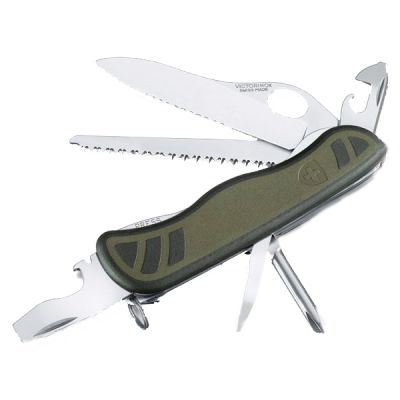 Нож складной, мультитул Victorinox Soldier'S Knife One Hand (111мм, 10 функций) 0.8461.MWCH ― fonarik.in.ua