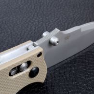 Нож складной Ganzo G704-Y (длина: 20cm, лезвие: 8.6cm), песочный