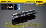 Фонарь Nitecore MH1C (Cree XM-L U2, 550 люмен, 5 режимов, 1xCR123A), комплект
