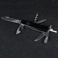 Нож складной, мультитул Victorinox Spartan (91мм, 12 функций), черный 1.3603.3