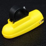 Велофара + задний фонарь для велосипеда KK890 ( 8LED/5LED, 3хAAA), желтый