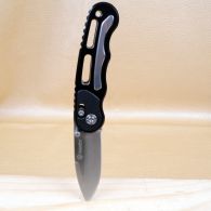 Нож складной Ganzo G718-B (длина: 17.5cm, лезвие: 7.2cm), черный