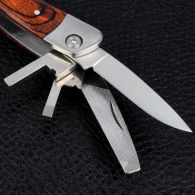 Многофункциональный инструмент, мультитул Ganzo G102-B, дерево