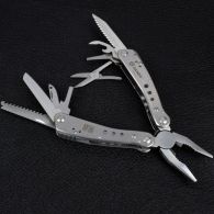 Многофункциональный инструмент, мультитул Ganzo G201, хром