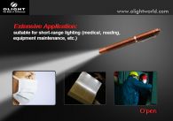 Фонарь - ручка Olight O'PEN (Cree XP-G2, 180 люмен,  режима, 2xAAA), красный