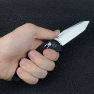 Нож складной Ganzo G701-B (длина: 19.8cm, лезвие: 8.4cm), черный