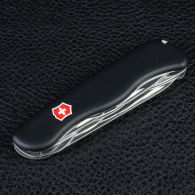 Нож складной, мультитул Victorinox Forester (111мм, 12 функций), черный 0.8363.3