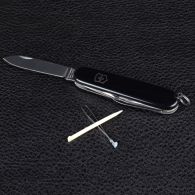 Нож складной, мультитул Victorinox Spartan (91мм, 12 функций), черный 1.3603.3