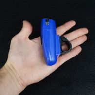 Велофара + задний фонарь для велосипеда KK890 ( 8LED/5LED, 2хAA), синий