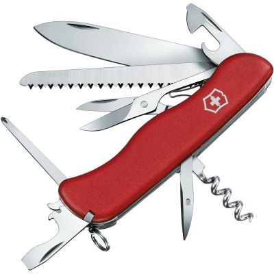 Нож складной, мультитул Victorinox Outrider (111мм, 14 функций), красный 0.9023 ― fonarik.in.ua