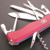 Нож складной, мультитул Victorinox Outrider (111мм, 14 функций), красный 0.9023