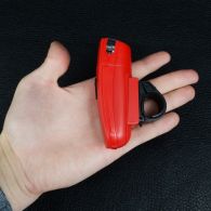 Велофара + задний фонарь для велосипеда KK890 ( 8LED/5LED, 3хAAA), красный