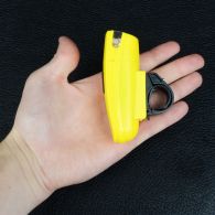 Велофара + задний фонарь для велосипеда KK890 ( 8LED/5LED, 3хAAA), желтый