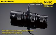 Фонарь Nitecore MH1C (Cree XM-L U2, 550 люмен, 5 режимов, 1xCR123A), комплект