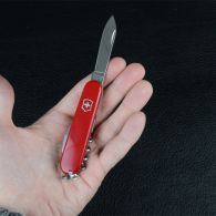 Нож складной, мультитул Victorinox Waiter (84мм, 9 функций), красный 0.3303
