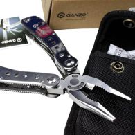 Многофункциональный инструмент, мультитул Ganzo G201, хром