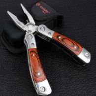 Многофункциональный инструмент, мультитул Ganzo G102-B, дерево