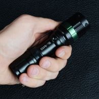 Фонарь фокусируемый Bailong BL-8455 (Cree XPE-Q5, 180 люмен, 3 режима, 1х18650/3хАAA), комплект