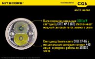 Фонарь Nitecore CG6 (Cree XP-G2 + GREEN Cree XP-E, 440 + 185 люмен, 15 режимов, 1x18650)