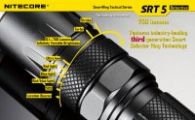 Фонарь Nitecore SRT5 Detective (Cree XM-L2 T6, 750 люмен, 8 режимов, 1x18650), черный