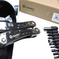 Многофункциональный инструмент, мультитул Ganzo G201, хром