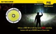 Фонарь Nitecore P16 TAC (Cree XM-L2 T6, 1000 люмен, 7 режимов, 1x18650)