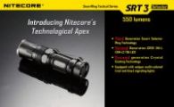 Фонарь Nitecore SRT3 Defender (Cree XM-L2 T6, 550 люмен, 8 режимов, 1xAA/14500/CR123A), серый