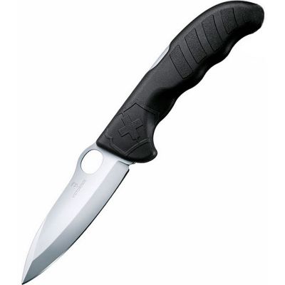 Нож складной Victorinox Hunter Pro One Hand (130мм), черный 0.9410.3 ― fonarik.in.ua