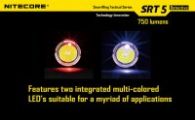 Фонарь Nitecore SRT5 Detective (Cree XM-L2 T6, 750 люмен, 8 режимов, 1x18650), серый