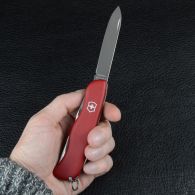 Нож складной, мультитул Victorinox Rucksack (111мм, 12 функций), красный 0.8863