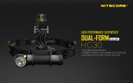 Фонарь налобный Nitecore HC30 (Cree XM-L2 U2, 1000 люмен, 8 режимов, 1x18650)