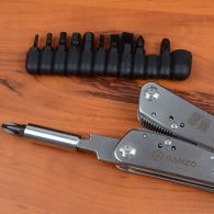 Многофункциональный инструмент, мультитул Ganzo G201, хром