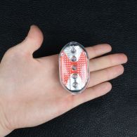 Велофара + задний фонарь для велосипеда KK890 ( 8LED/5LED, 2хAA), синий