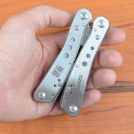 Многофункциональный инструмент, мультитул Ganzo G201, хром