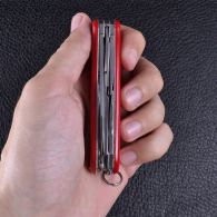 Нож складной, мультитул Victorinox Tinker Super (91мм,14 функций), красный 1.4703