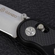 Нож складной Ganzo G718-B (длина: 17.5cm, лезвие: 7.2cm), черный