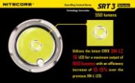 Фонарь Nitecore SRT3 Defender (Cree XM-L2 T6, 550 люмен, 8 режимов, 1xAA/14500/CR123A), серый
