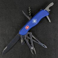 Нож складной, мультитул Victorinox Skipper (111мм, 17 функций), синий 0.9093.2W