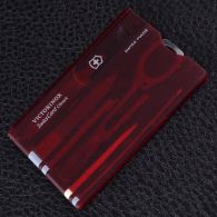 Набор Victorinox Swisscard (82х54х4мм, 10 функций), красный 0.7100.T