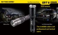 Фонарь Nitecore SRT6 Night Officer (Cree XM-L2 T6, 930 люмен, 5 режимов, 1x18650), черный