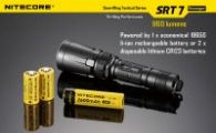 Фонарь Nitecore SRT7 Revenger (Cree XM-L2 T6, 960 люмен, 9 режимов, 1x18650), военный серый