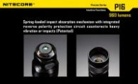 Фонарь Nitecore P16 TAC (Cree XM-L2 T6, 1000 люмен, 7 режимов, 1x18650)