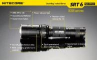 Фонарь Nitecore SRT6 Night Officer (Cree XM-L2 T6, 930 люмен, 5 режимов, 1x18650), черный