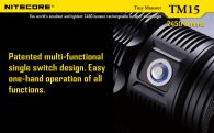 Фонарь Nitecore TM15 (3xCree XM-L2, 2650 люмен, 5 режима, 1-4x18650)