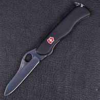 Нож складной, мультитул Victorinox Sentinel One Hand (111мм, 4 функций), черный 0.8413.M3