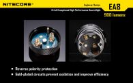 Фонарь Nitecore EA8 (Cree XM-L U2, 900 люмен, 8 режимов, 8xAA)