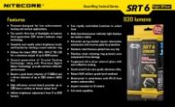 Фонарь Nitecore SRT6 Night Officer (Cree XM-L2 T6, 930 люмен, 5 режимов, 1x18650), черный