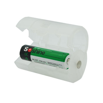 Переходник конвертор Soshine для аккумуляторов (1xAA -> D size)