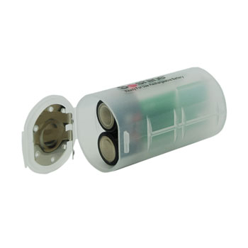 Переходник конвертор Soshine для аккумуляторов (2xAA -> D size)