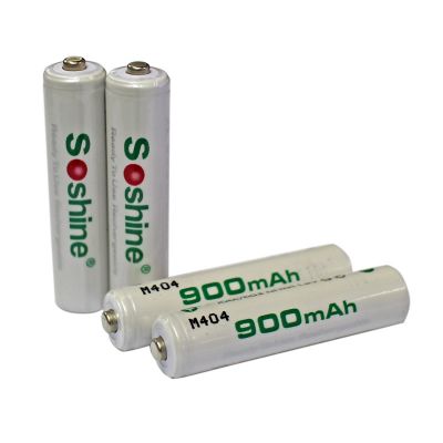 Аккумулятор никель-металлогидридный Ni-MH RTU AAA (R03) Soshine 1.2V (900mAh), 4шт. блистер